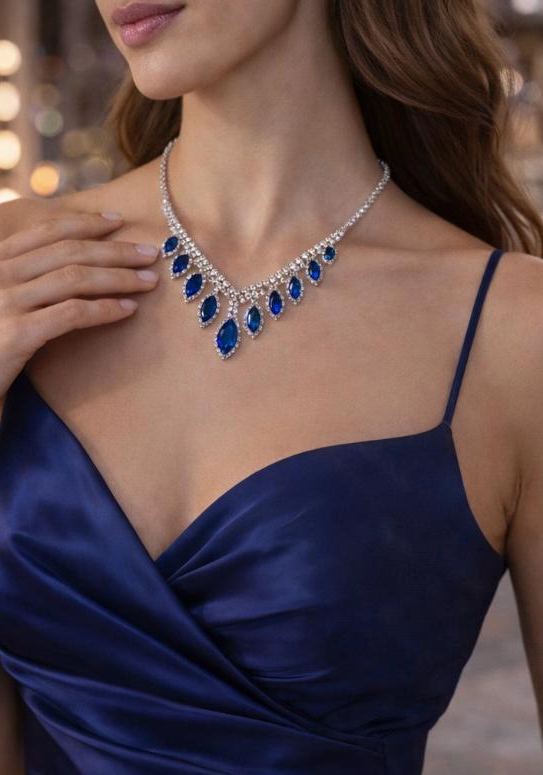 Royal Sapphire Necklace