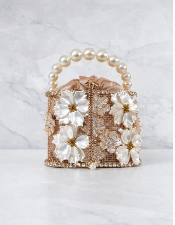 Veloura Flora Pearl Bag