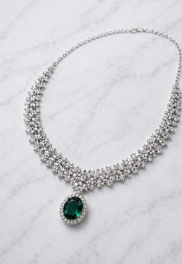 Emerald Ice Luxury Necklace