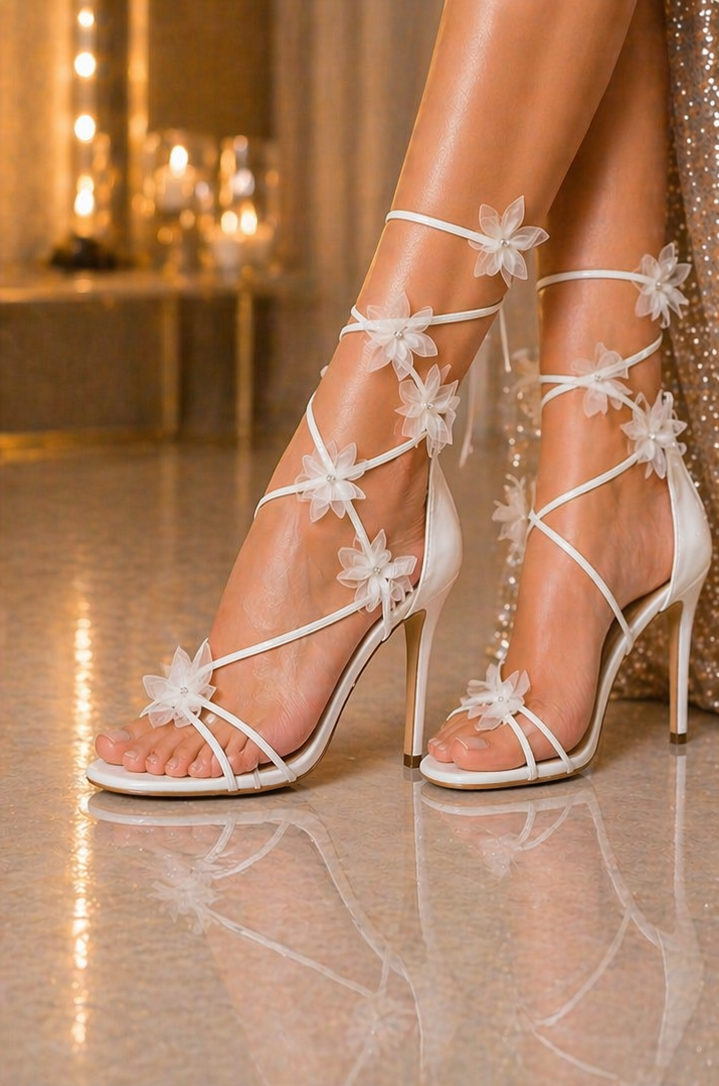 Fleur Strap Heels